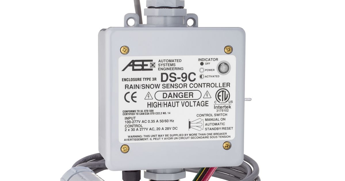 ASE DS9C Snow Sensor Controller With 10 Ft Cable ElecTrace Shipp