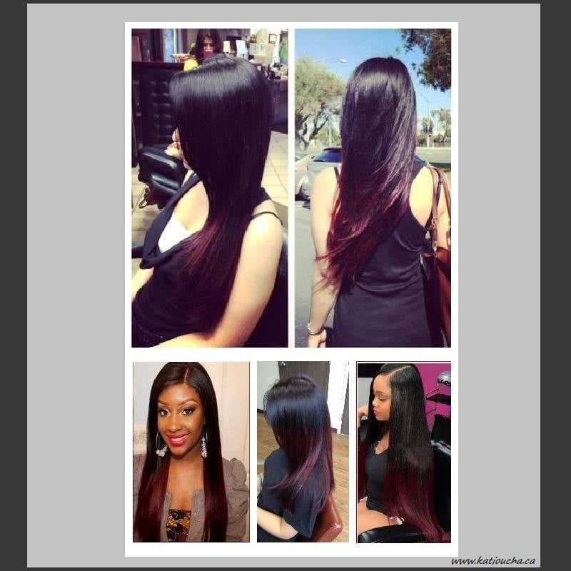 Dark ombre outlet straight hair