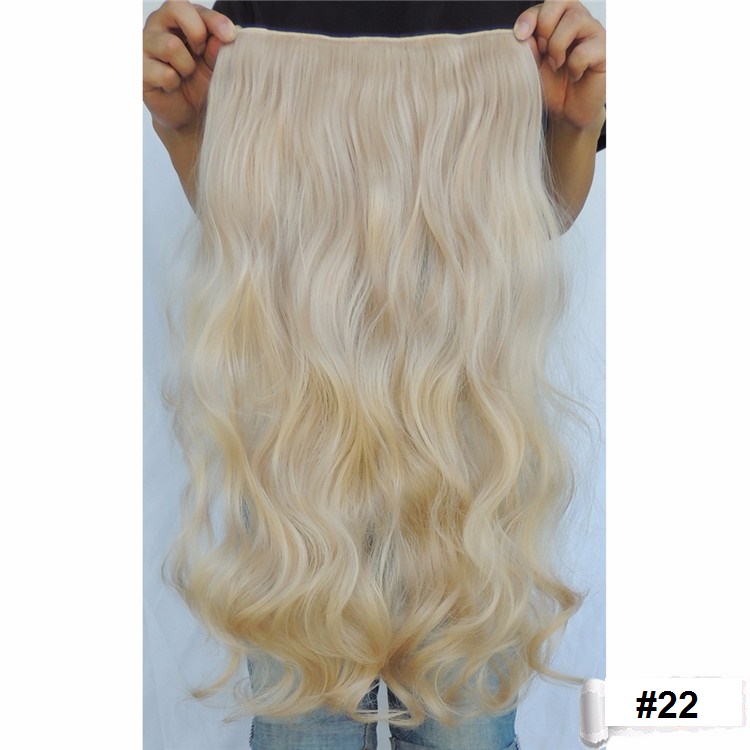 CLIP IN hair extension loose curl Wavy curly hair 60 cm 24