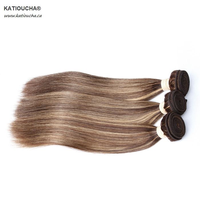 Sew-in Extensions, Remy Human Hair Weft weave bundle 10A - # P4-27 - Sew-in Extensions, Remy Human Hair Weft weave bundle 10A - # P4-27 -