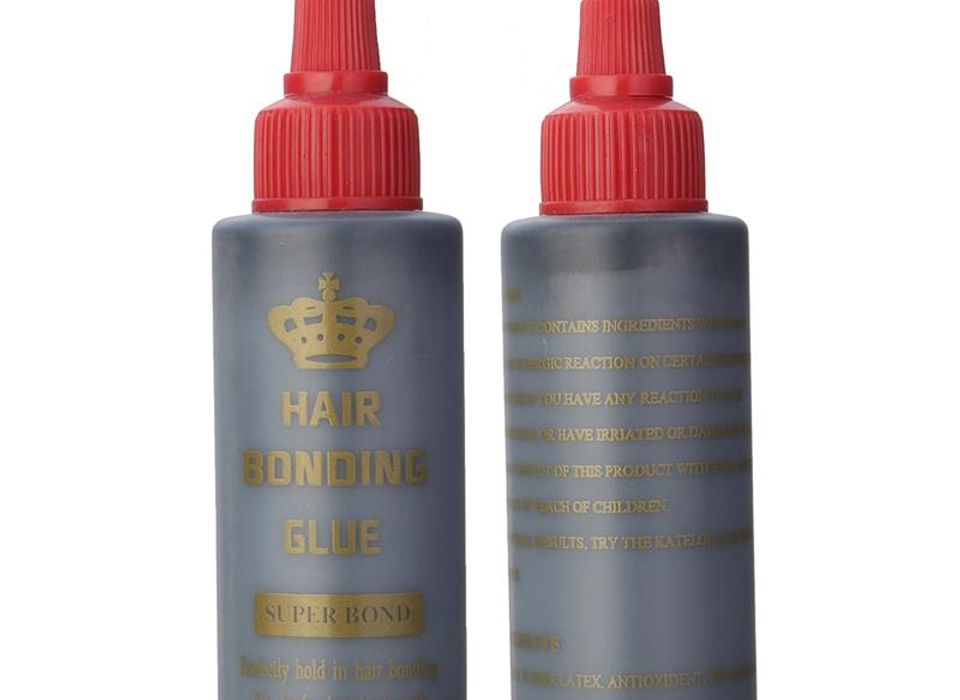 2 PACK Essential Values Hair Glue Bonding Adhesive (1.30 fl oz / 38mL)