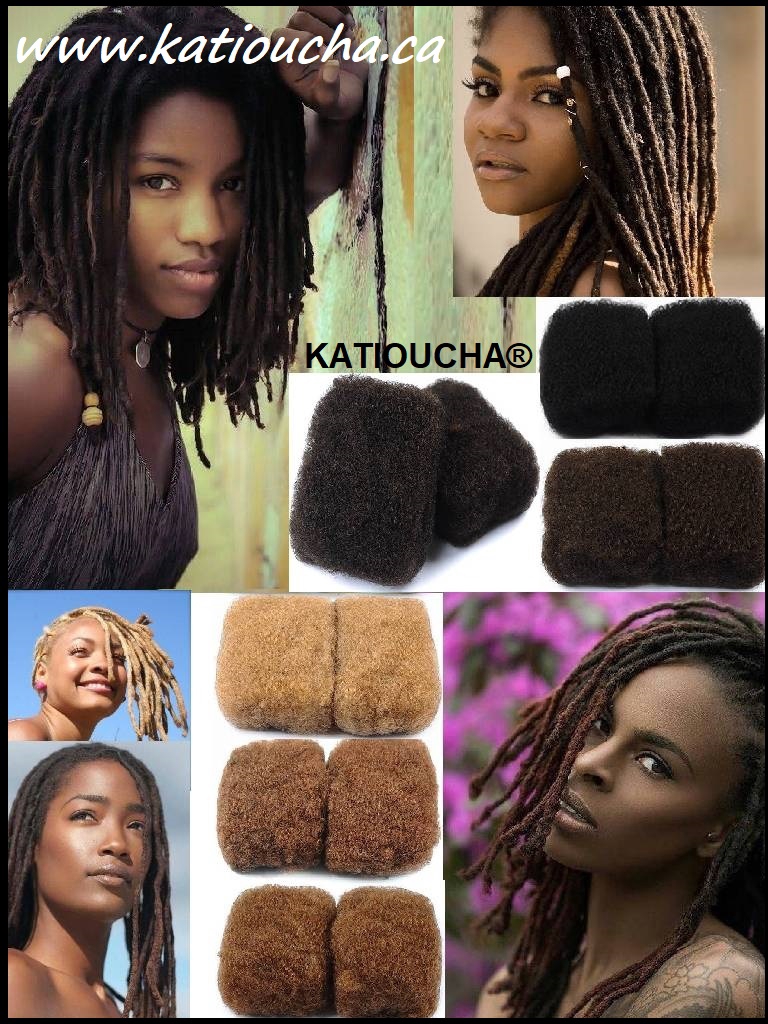 Kinky human outlet hair extensions