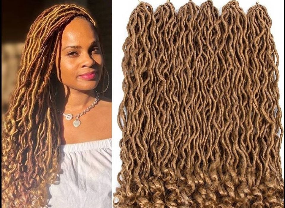 KATIOUCHA® Curly Goddess Locs a protective hairstyle worthy of a godde