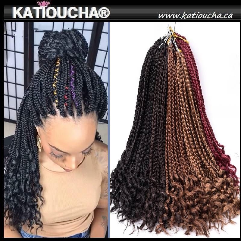 KATIOUCHA® Loose End Box Braid Crochet Hair are made of high quality s