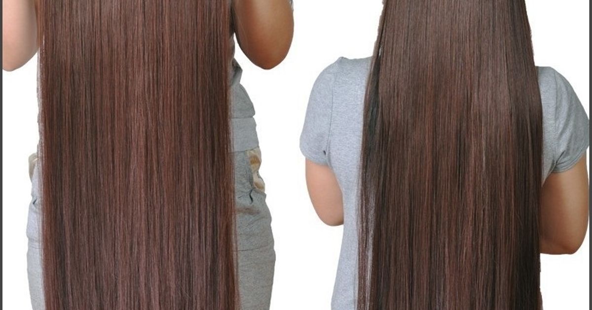 Clip in hair extension, Straight hair , 20