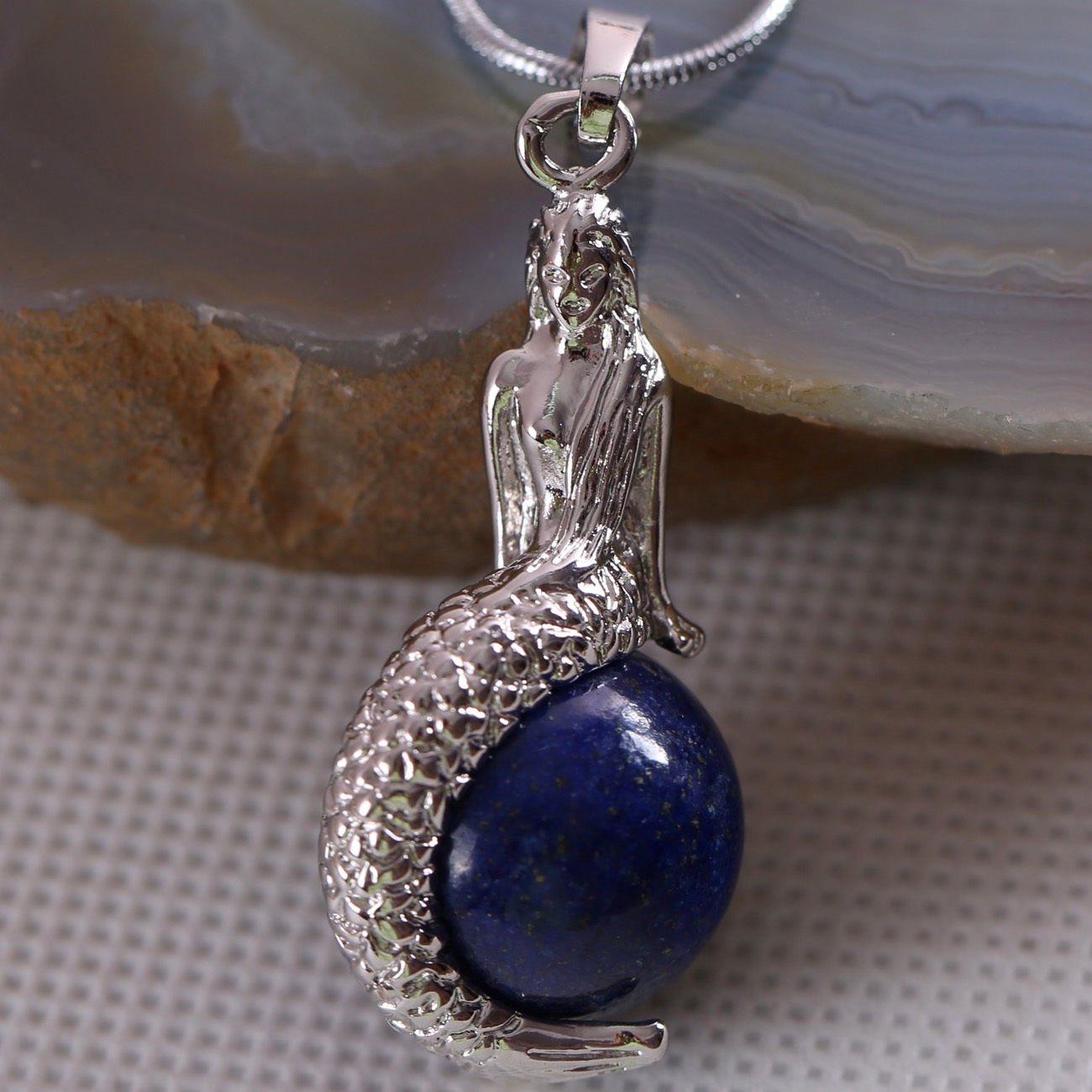 Natural lapis clearance lazuli necklace