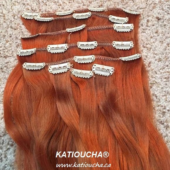 Clip in hotsell hair extensions ginger