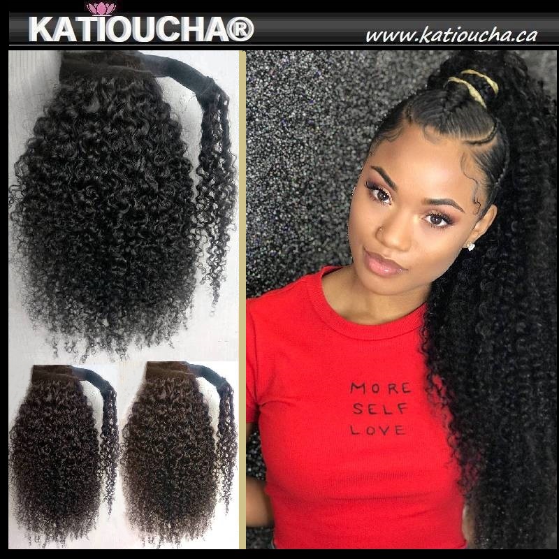 Kinky shop hair pieces