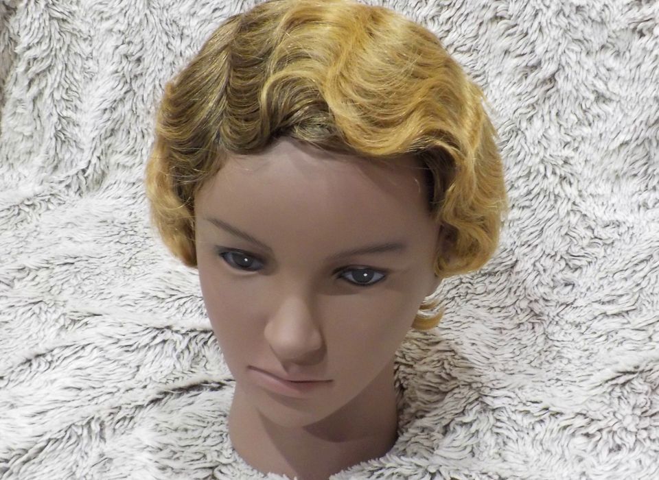 Human Hair Finger Wave Wig