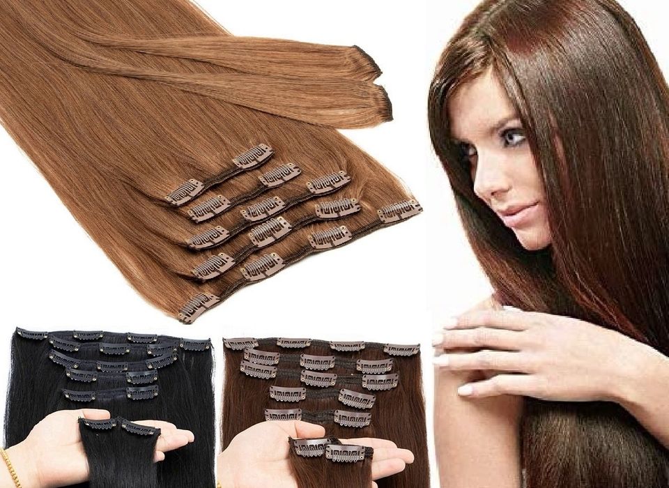 Clip In Hair Extensions, 100% Remy Human Hair | KATIOUCHA®