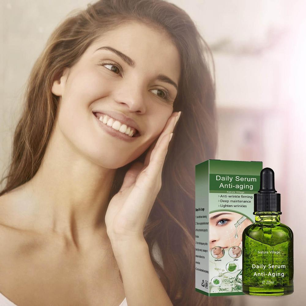 Natural Instant Wrinkle Remover Face Serum Aloe Extract