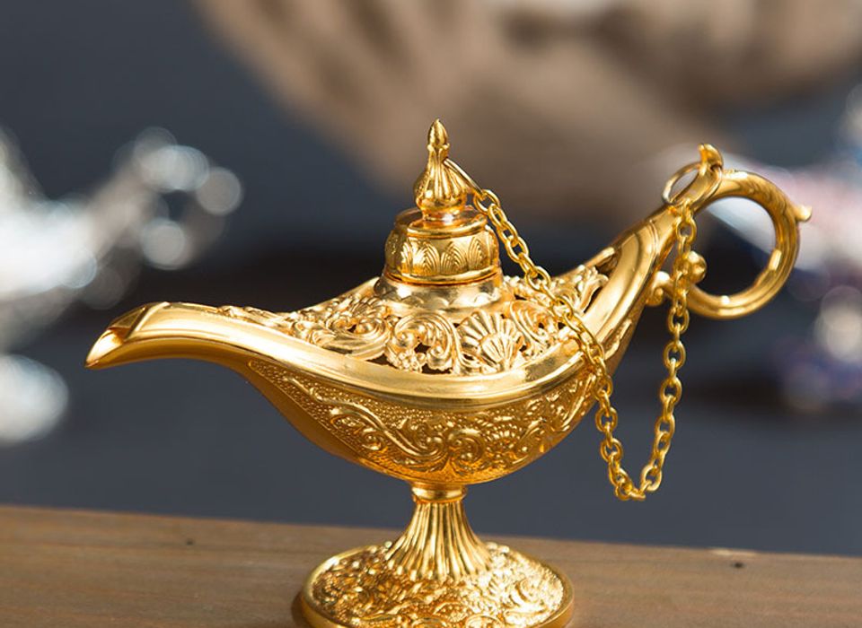 Aladdin Magic Genie Lamp Incense Burners