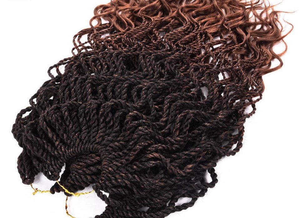 Senegalese Twist Crochet Braids Hair Heat Resistant Fiber