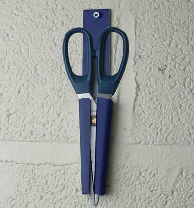 scissors and ID holders