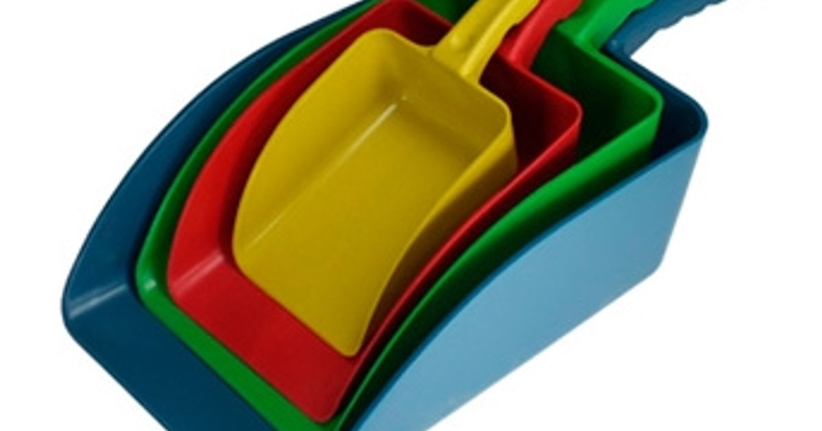 SQUARE SCOOPS, METAL DETECTABLE