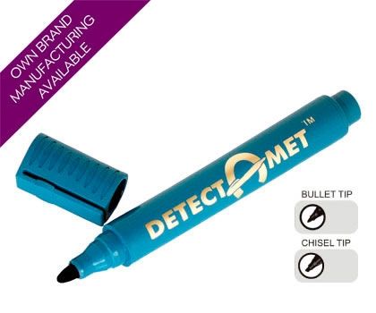 Metal Detectable Retractable Permanent Marker - Pack of 10