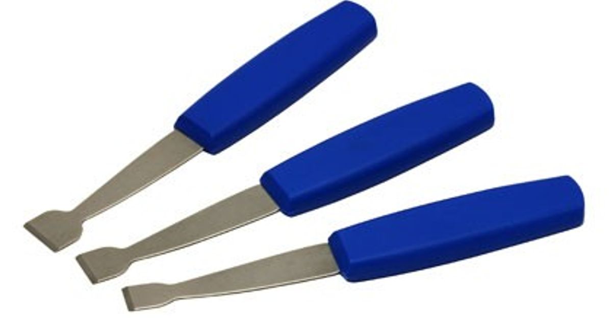 Metal Detectable Scraper, 3, Blue 6961MD3