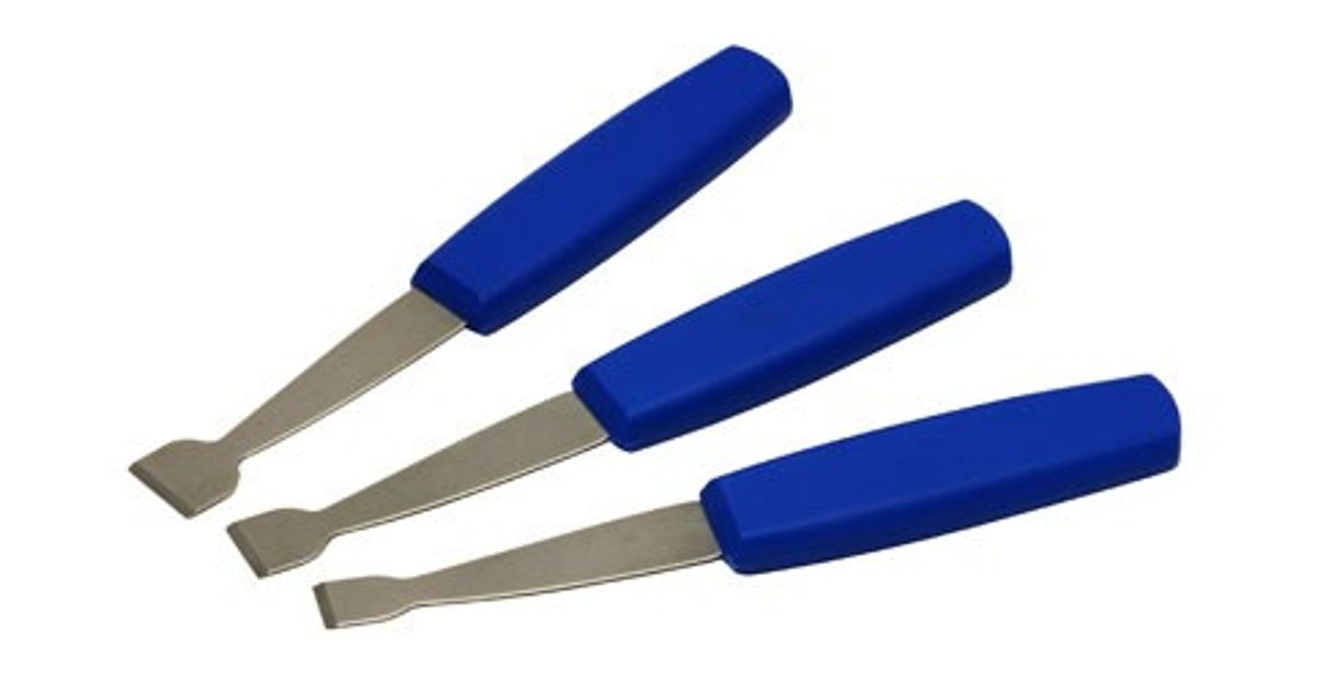 HAND SCRAPERS, METAL DETECTABLE, METAL DETECTABLE