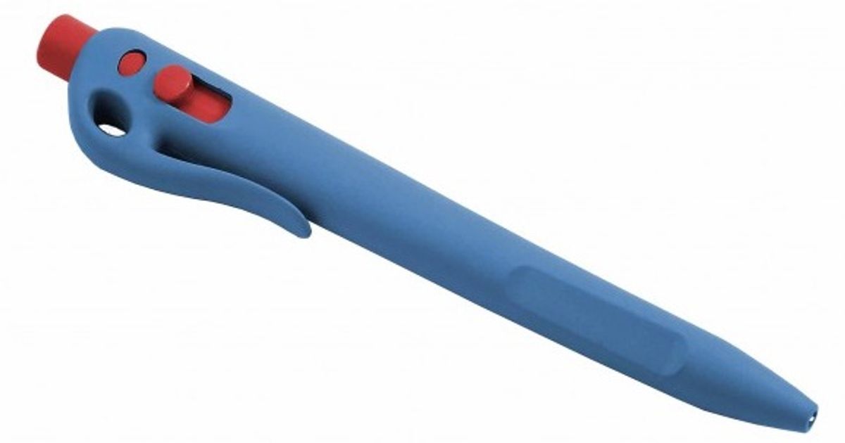 STYLO RETRACTABLE DETECTABLE AU METAL, ENCRE SOUS PRESSION