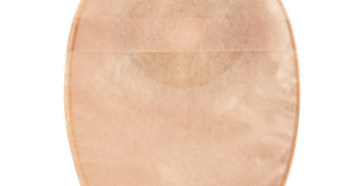 Esteem Body™ Sac fermé, opaque avec fenêtre et filtre, Stomahesive® modifié, à découper, profondeur de convexité 3.5mm, emplacement de la tension 50mm, zone de découpe 10-45mm