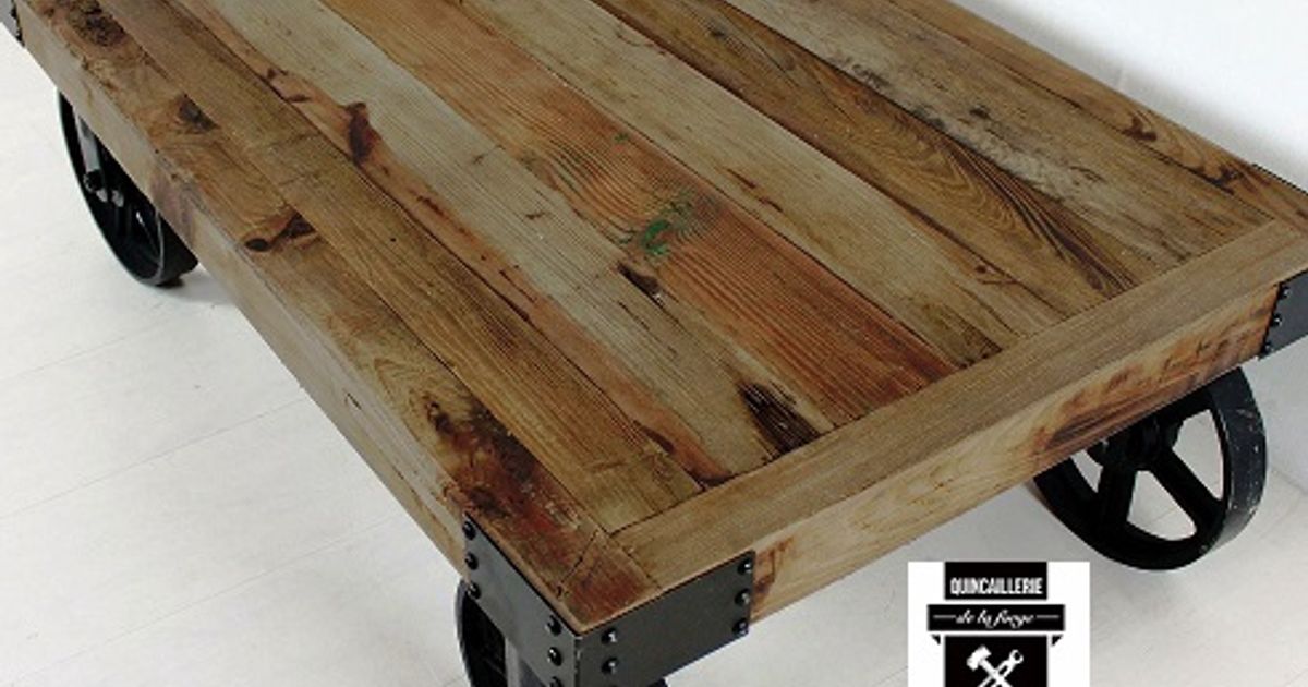 roues de fonte pour table base |quincaillerie de la forge